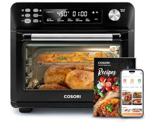 COSORI Smart 12-in-1 Air Fryer Toaster Oven Combo