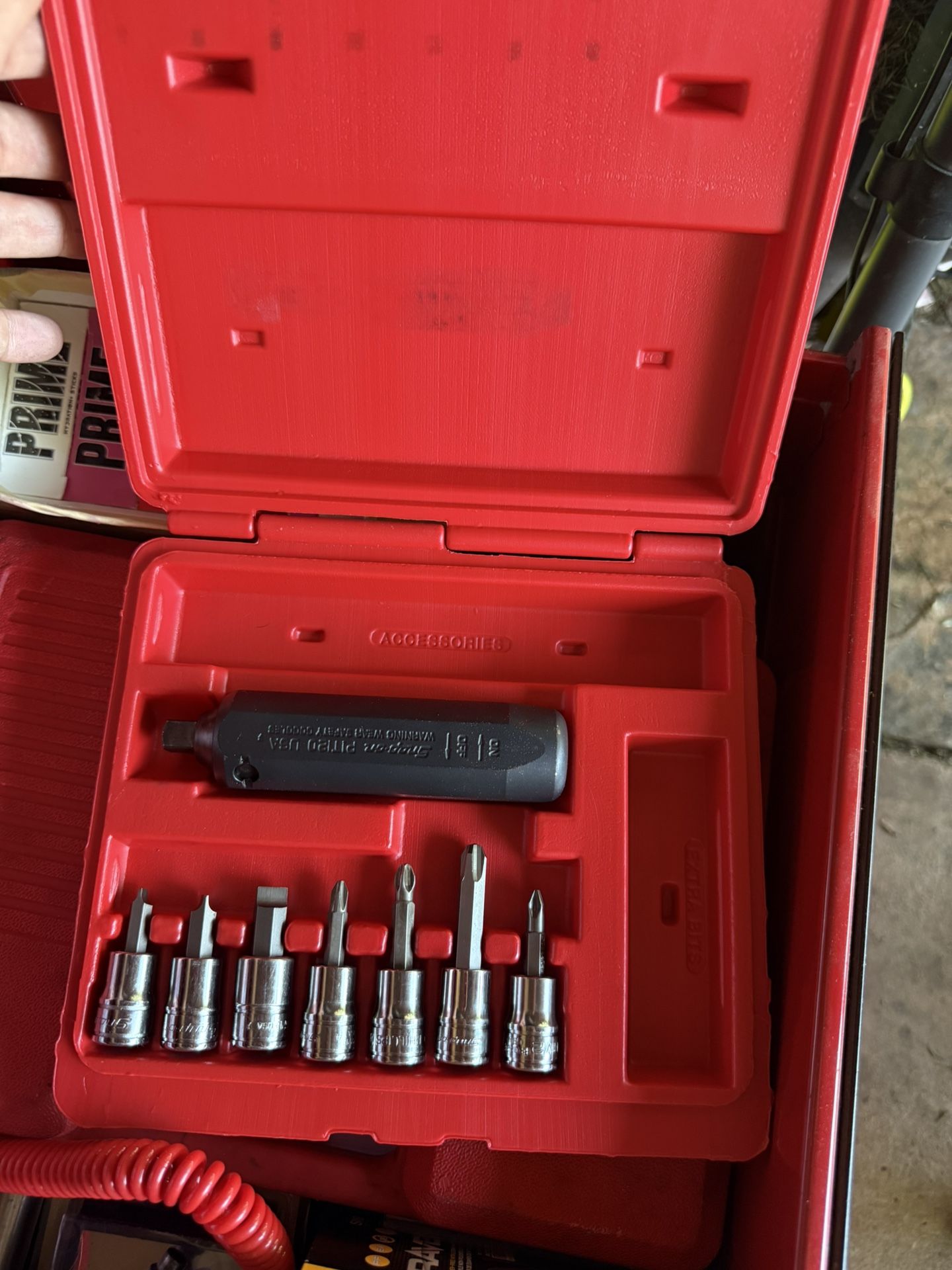 Snap On 3/8” Drive Impact Driver Set