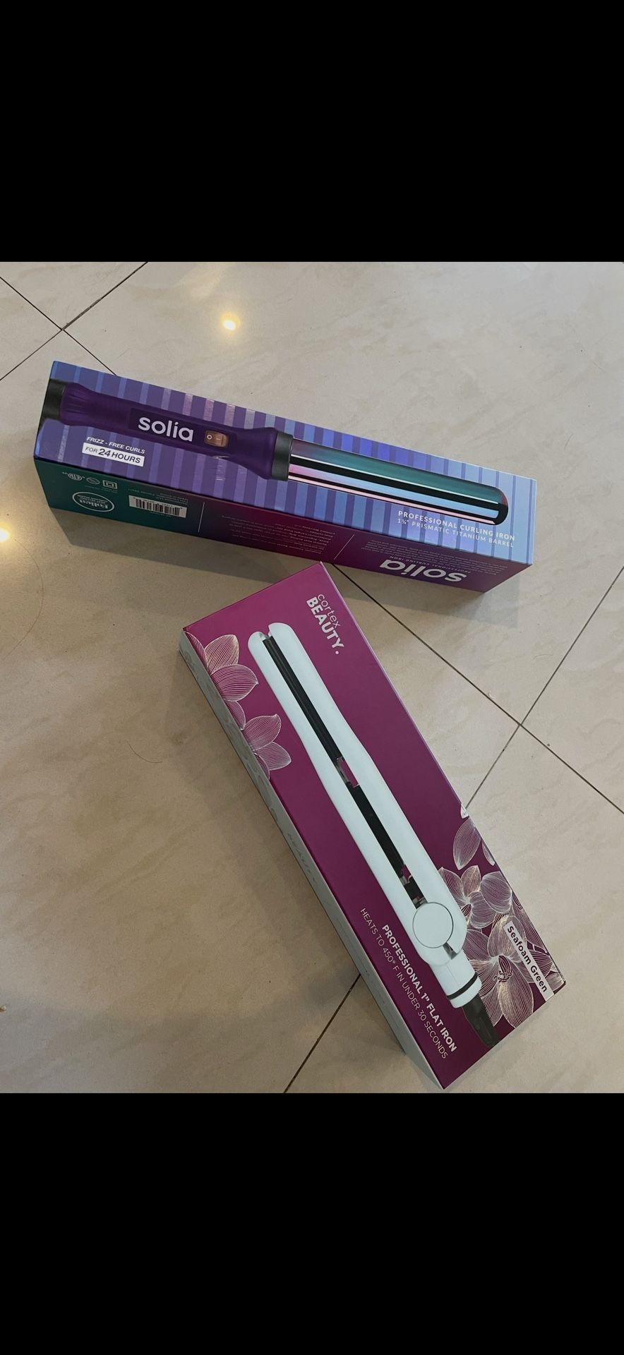 Curling Irons & Straightener Set Of 3