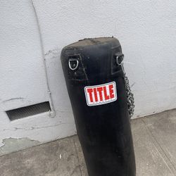Title Punching Bag with Stand