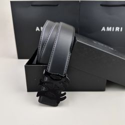 AMIRI BELT ALL BLACK 33-35