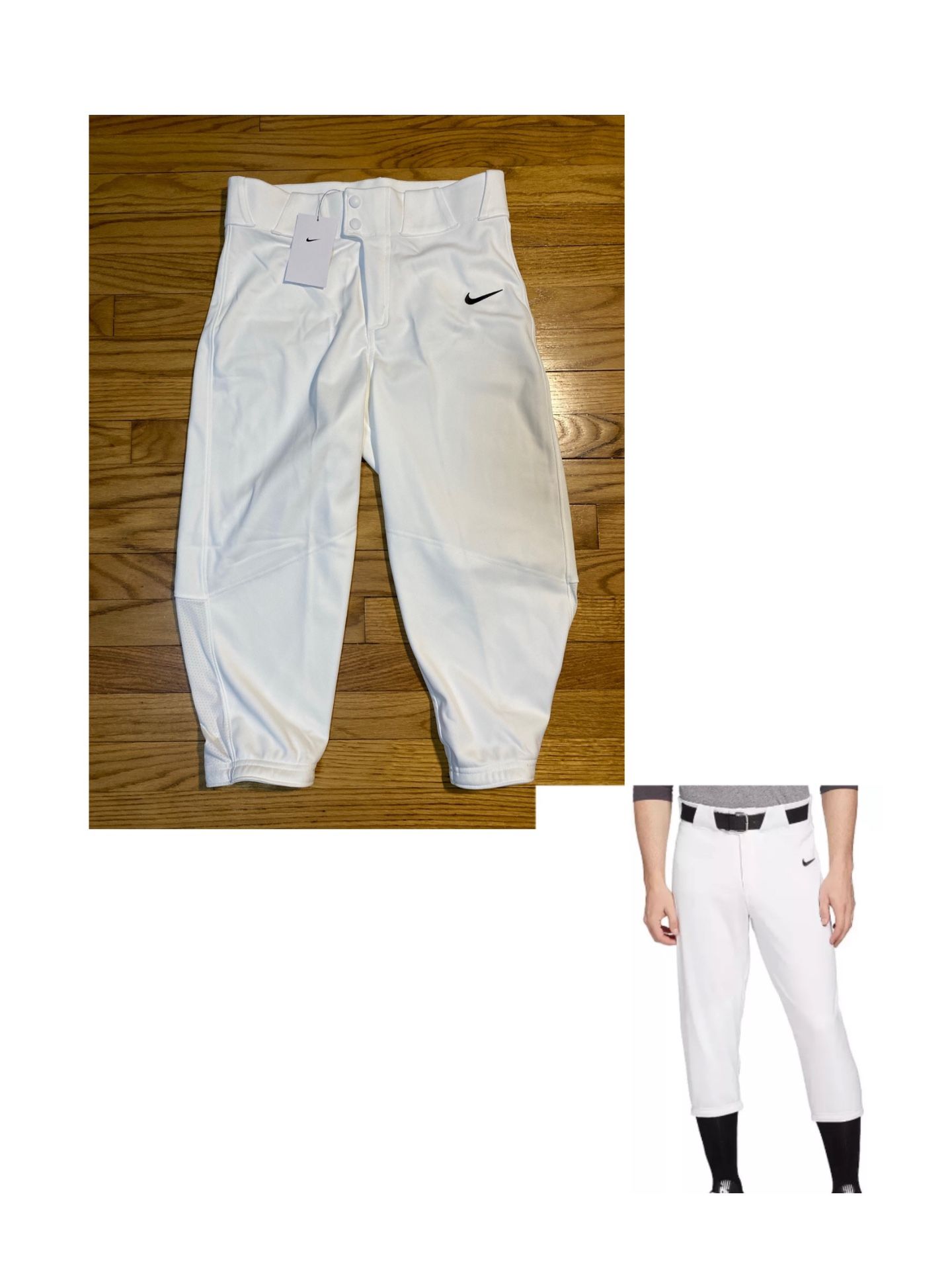 Nike Vapor Select High Knicker Baseball Pants Men's Sz S NEW! 2 back pockets
