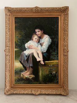 French Reproduction Painting - The Elder Sister