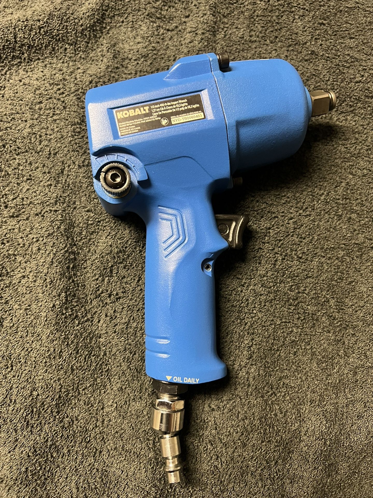 Impact Wrench w/ Tool Oil