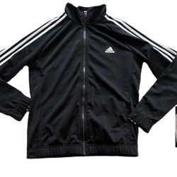 Adidas Men Full Zip Jacket Sz Large 
