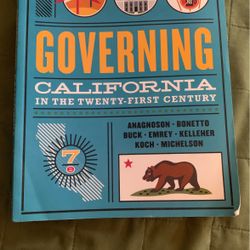 Governing California In The Twenty-first Century