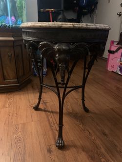 marble table