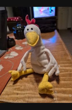 Foster Farms Imposter Chicken Driver Advertising Bean Bag 10” Plush Stuffed 1999