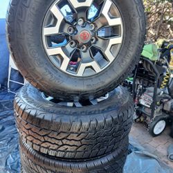 Juego De Rines Para Trocas Toyota Tacoma 4Runer Sequoia Yantas Buenas Medida 16