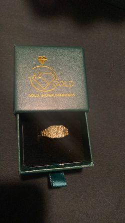 10k gold nugget ring