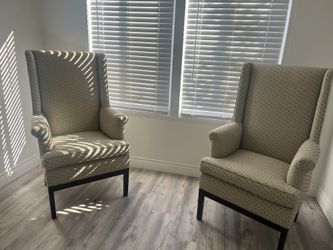Pair of beautiful upholstered armchairs