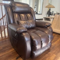 Reclining Electric Leather Chair