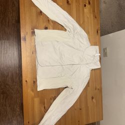 Sleek City Jacket - Bone Colour (Size 8) - Lululemon