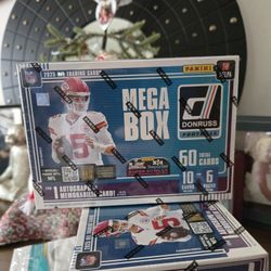 2025 Panini NFL Donruss Mega Box Sealed 