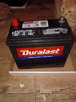 Duralast car battery  new