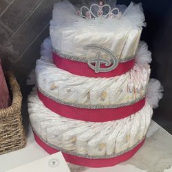 Diaper Cake (Disney Princess Themed) 