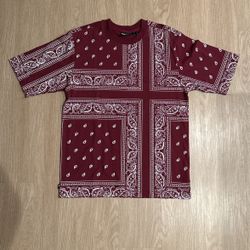Size Large - The Hundreds Paisley Bandana Shirt - Supreme Stussy Kith Fear Of God Vans Skateboarding Hype Beast Streetwear