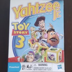 Yahtzee Jr Disney Toy Story 3 Edition Parker Brothers 