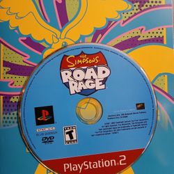 PS2 Road Rage The Simpsons 