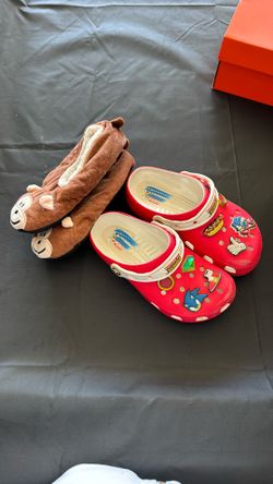 Crocs & Monkey Warmers 