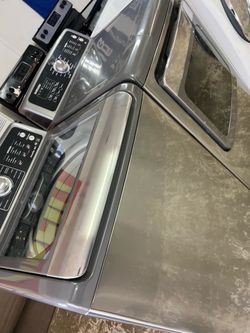 Extra large capacity washer and dryer