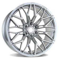 Encore  22x9.5 Hyper Silver Wheels 6x139.7  Offset +15 Toyota Tacoma 4Runner Tundra Nissan Frontier Chevy Colorado GMC Canyon
