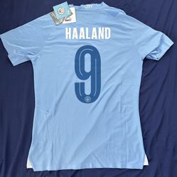 Haaland Manchester City Soccer Jersey / Champions League Edition / Player Version / 