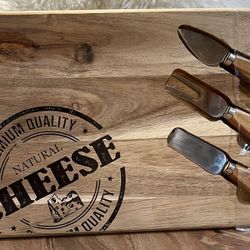Cheese Board And Utensils
