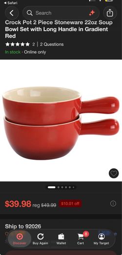 Crockpot Soup Bowl Set