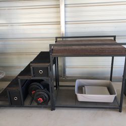 Pet Window Perch / Seat With Stairs Cat Or Dog 