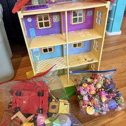 Peppa Pig Doll House And Big Collection