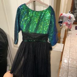 Girl Sequin Dress 12-13