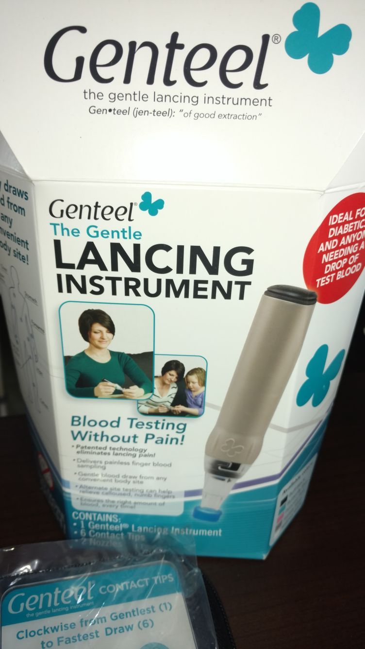 Gentell Lancing device for those who have diabetes