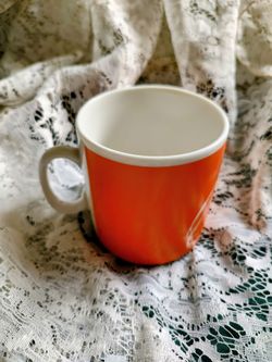 MCM orange mug
