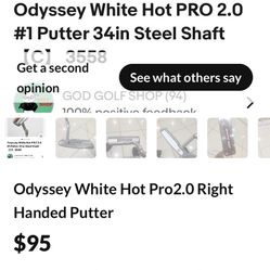 Odyssey White Hot Pro 2.0 Right Handed Putter
