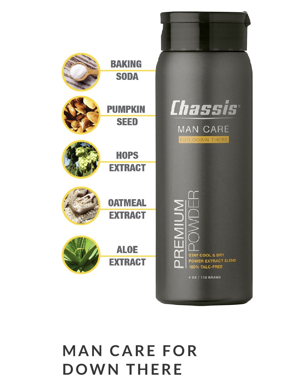 Chassis man care premium powder