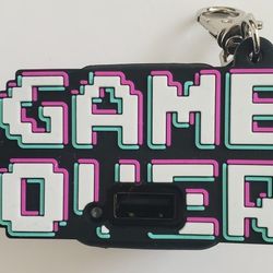 Wall Charger "Game Over" Figural Keychain