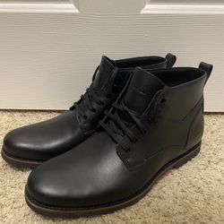 New Timberland Kendrick Waterproof Chukka Boot Black Full Grain LEATHER Mens 12 ankle