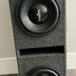 2 10 Inch Skar Subs With ported Box