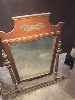 Antique dresser mirror