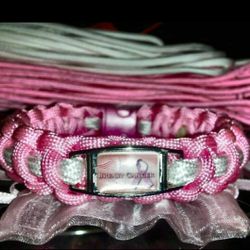 Breast Cancer Awareness Paracord Bracelet