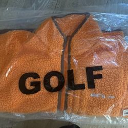Golf Wang Orange Fleece Jacket 