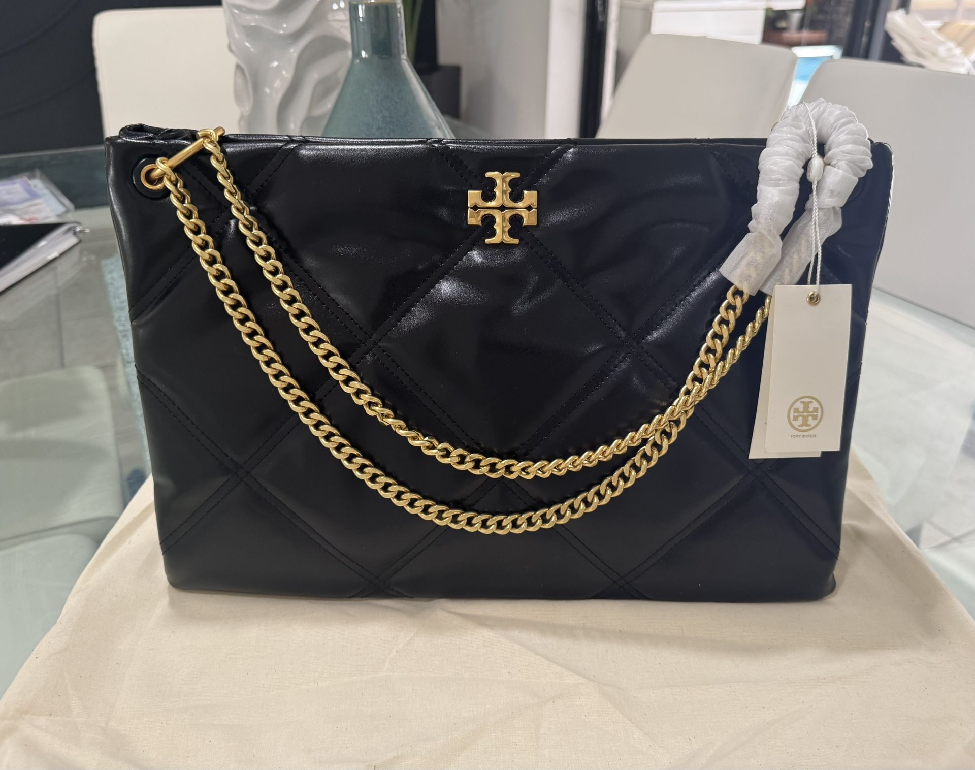 Tory Burch Black Shiny Leather - Deal!!