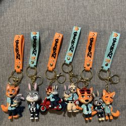 New ZOOTOPIA Keychains !