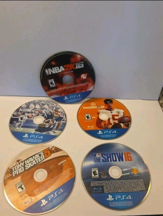 PS4 Sports Games Lot Of 5