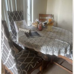 Dinner Table With Four Chairs For Free