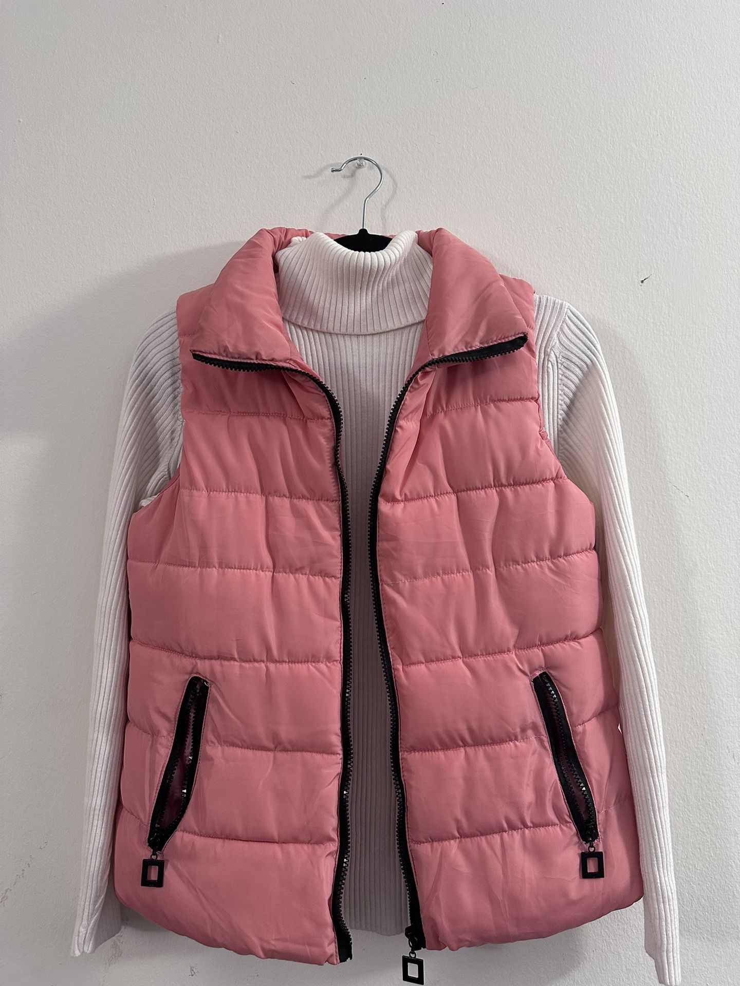 Puffer Vest- Coral
