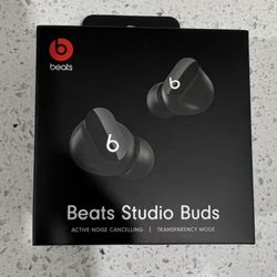 Beats - Studio Buds - Black - New/Sealed 