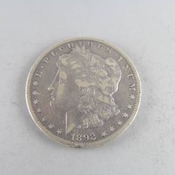 1892-CC Morgan Silver Dollar -- 4th RAREST CARSON CITY COIN!