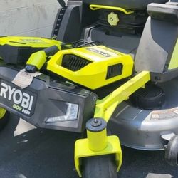 RYOBI 80V HP BRUSHLESS CORDLESS 42"IN ZERO TURN LAWN TRACTOR KIT BATTERY AND CHARGER 